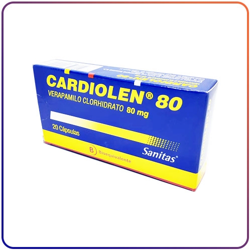 CARDIOLEN 80 MG x 20 CAPSULAS (VERAPAMILO)